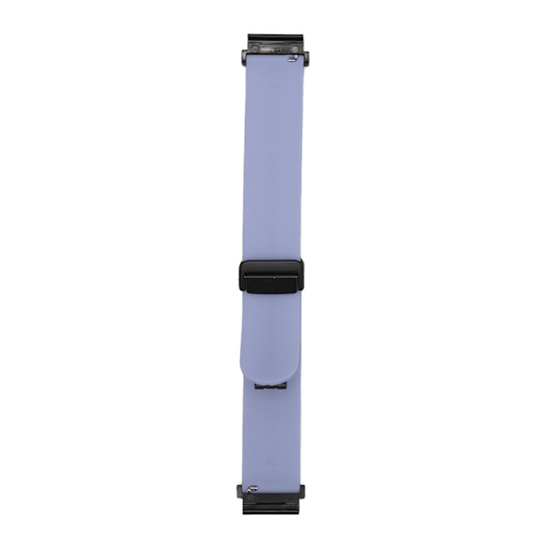 Klockband Vikbart magnetiskt spänne Klocka Bytesrem Silikon Sportarmband för Fenix ​​7S/6S/5S 0,79in lavendelgrå