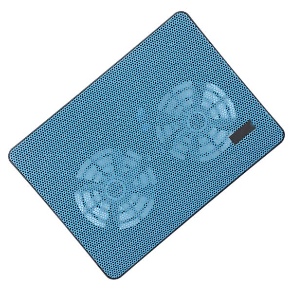 Bärbar kylplatta Bärbar kylare Dubbel fläkt Lågbrusdrift 1,5 mm håldiameter Bärbar speltillbehör för inom 17 tum