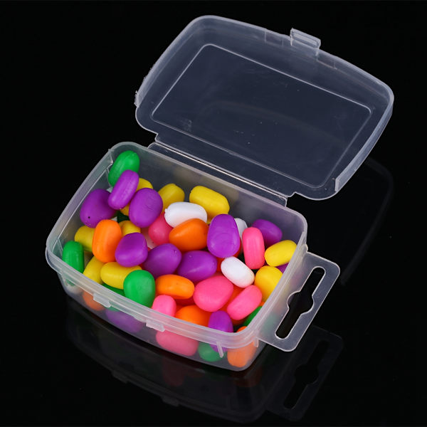60 st Flytande plast 6 färger Pop Up Soft Fishing Sockermajsbete (#7)