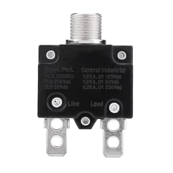 10A 125/250V Reset Thermal Circuit Breaker Switch Overcurrent Overload Protector for Generator