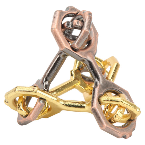 Tetrametrisk Brainteaser Toy 3D Lås upp metalllegeringspussel Hjärnspel Leksak för vuxna barn