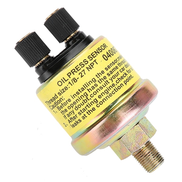 Universal 1/8 NPT erstatningssensor for oljetrykk for ettermarkedsinstrumenter