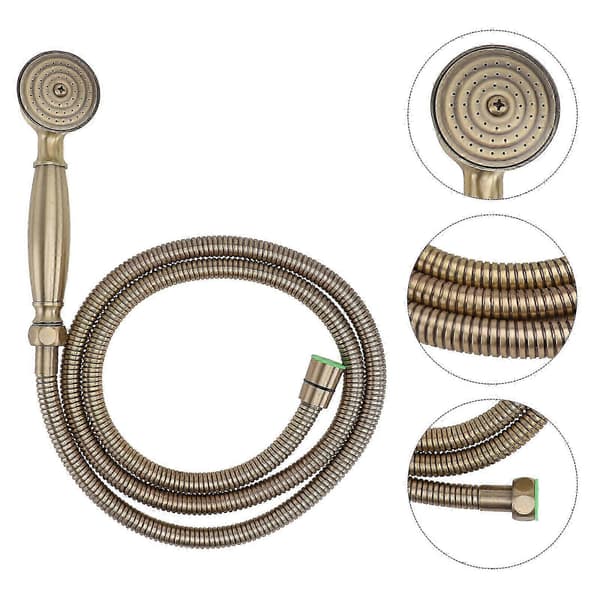 1 stk dusjhode elegant messing dusjhode hjemmedusjsprinkler (bronse)
