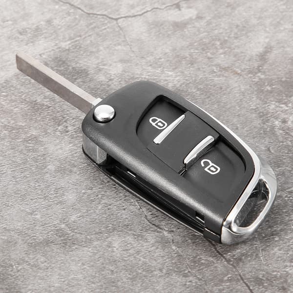 Fjernkontrollnøkkelhusdeksel med 2 knapper CE0536 Passer til Citroen C2 C3 C4 C5 C6 C8 (Type B)