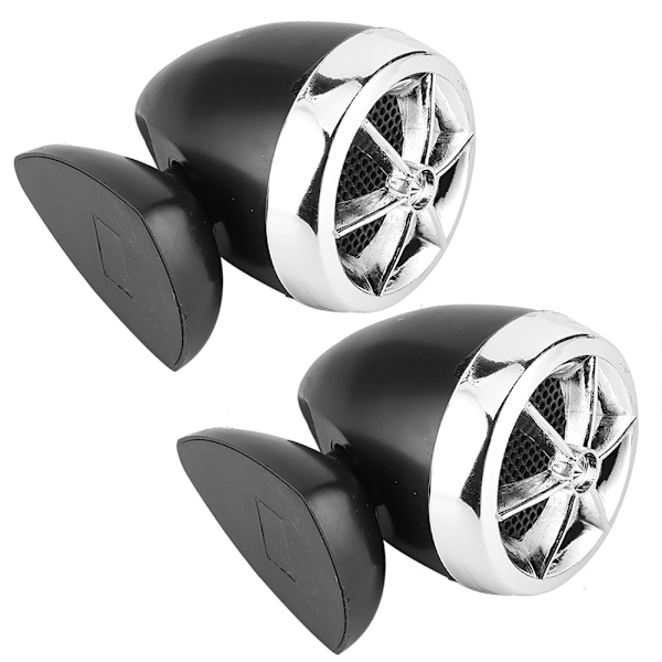 1200W 12V Diskant Mini Horn Musikkuppe Høytaler for Billaudsystem Sølv