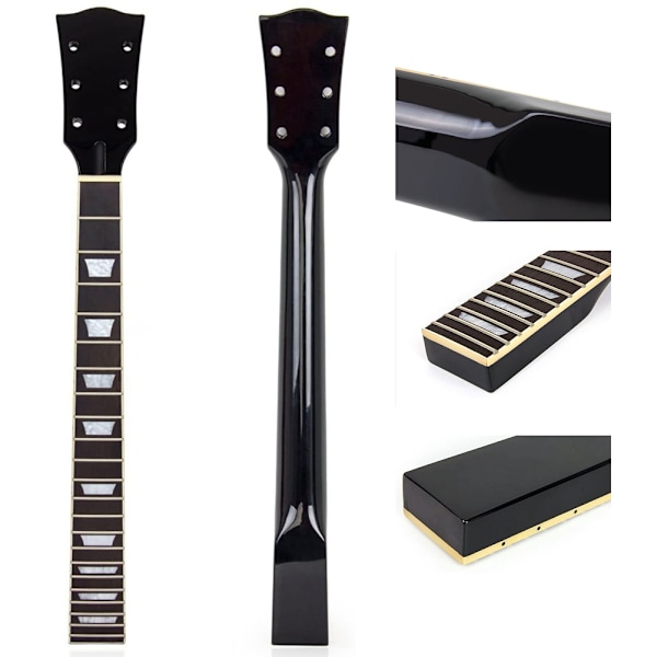 Maple Rosewood elgitarrhals för byte av gitarrdelar 22 Fret