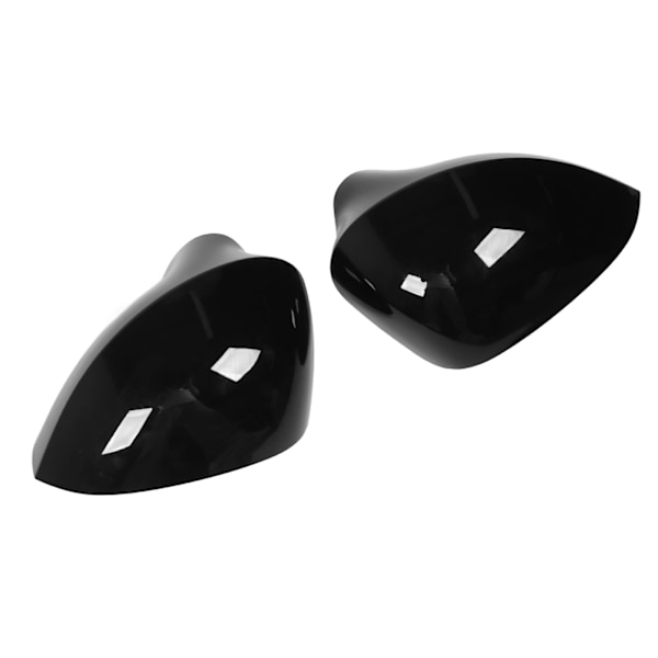 2st Backspegelkåpa 1P0857537 Vänster och höger Dammtät yttre sidospegelkåpa Ersättning för Seat Leon Ibiza glänsande svart