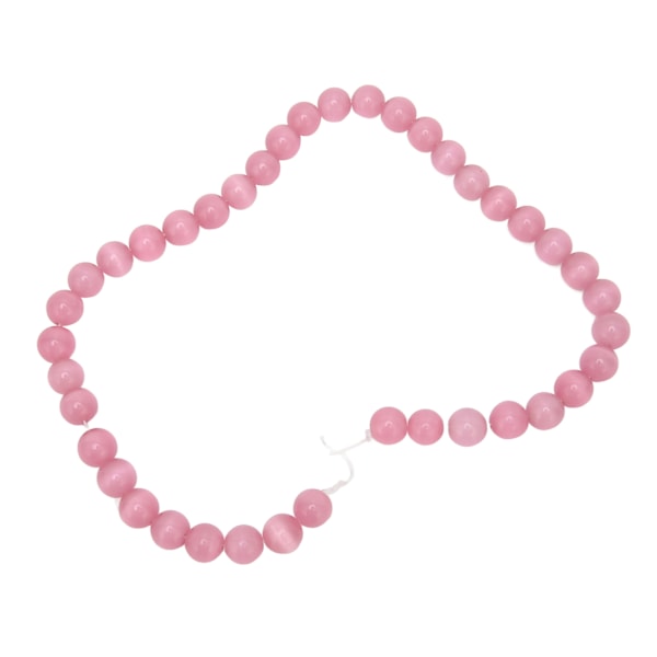 Gör-det-det-själv-pärlor glansigt mjukare Utmärkt polerande kattöga-pärlor för gör-det-själv-hantverk Armband Halsband Örhängen RingarRosa