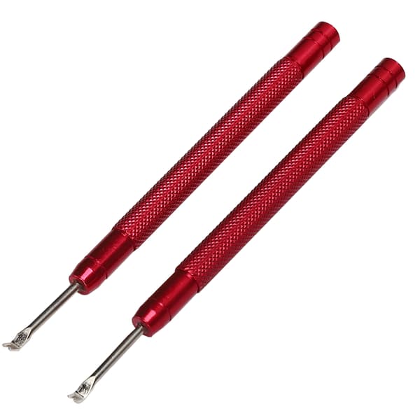 2pcs Watch Hands Remover Lever Minute Second Hand Removal Puller Watch Repair Tool Red