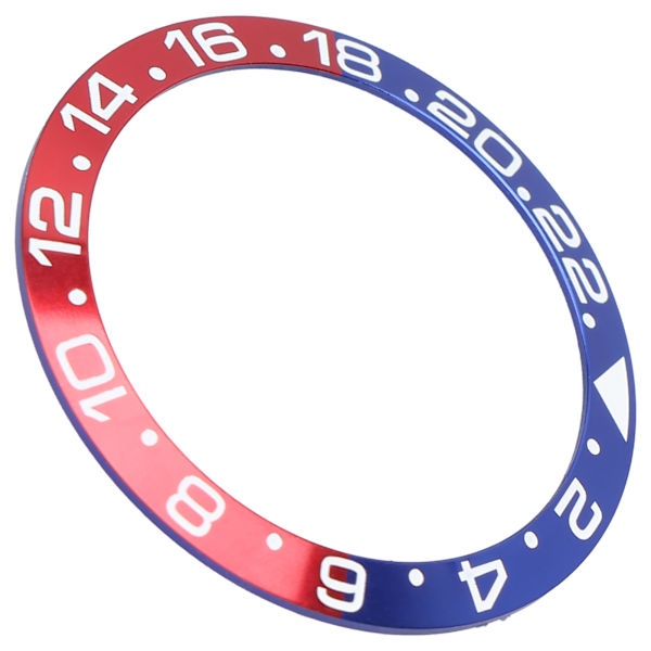 Aluminium klocka Insert Armbandsur Bezel Insert Ring Ersättningsdelar Tillbehör