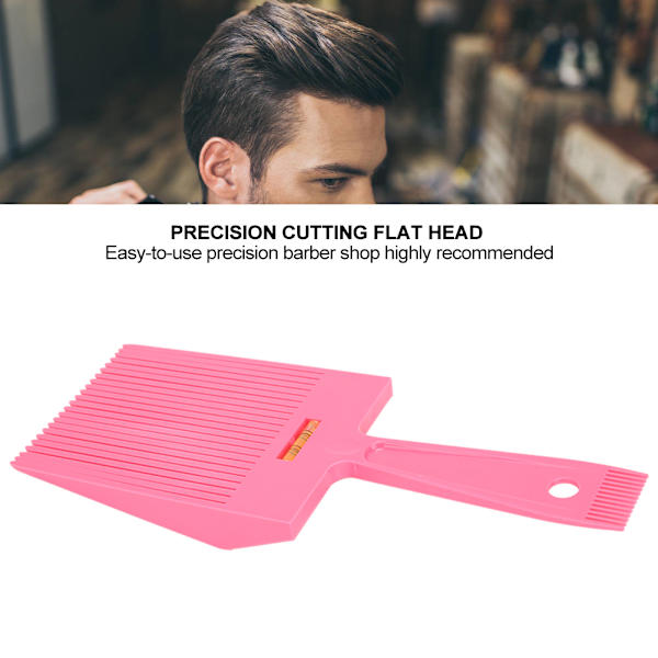 Män Flat Top Guide Kam Hårklippning Clipper Kam Barber Shop Frisyr Tool