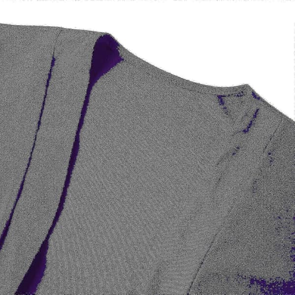 Sommerstroppetopp med åpen front for kvinner i mykt stoff Purple XL