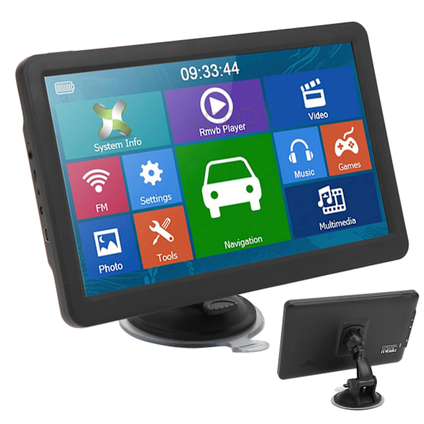 9 tom GPS-navigation 256MB+8GB touchskærm 800x480 til Windows CE 6.0 Universal til personbil 220V