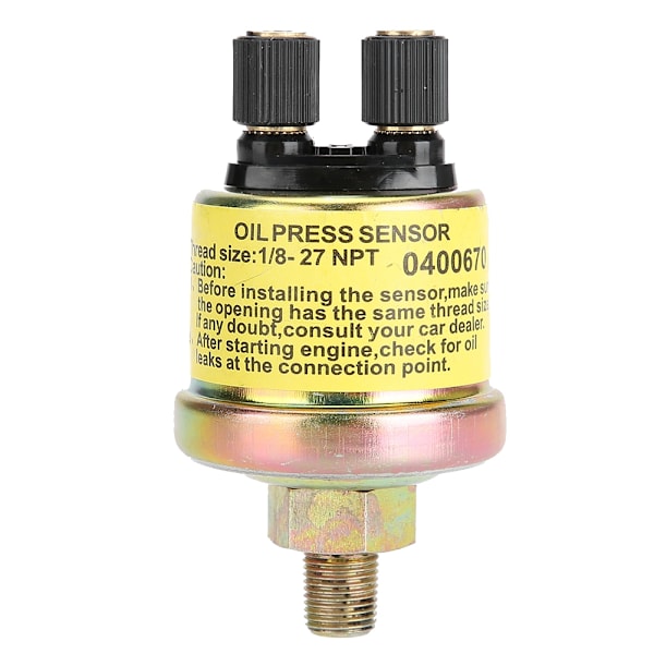 Universal 1/8 NPT erstatningssensor for oljetrykk for ettermarkedsinstrumenter