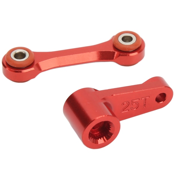 25T Servoarm Trækstang Professionel Aluminiumlegering RC Servoarm Trækstang til ARRMA 1/7 1/8 RC Bil Rød