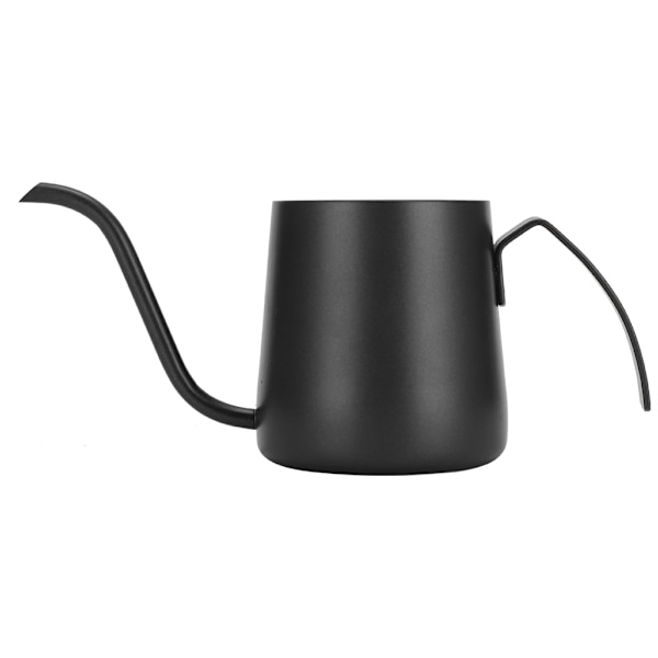 304 rustfrit stål nonstick lang tud kaffekande Vandkoger Tekande til hjemmekøkkener (sort 250 ml)