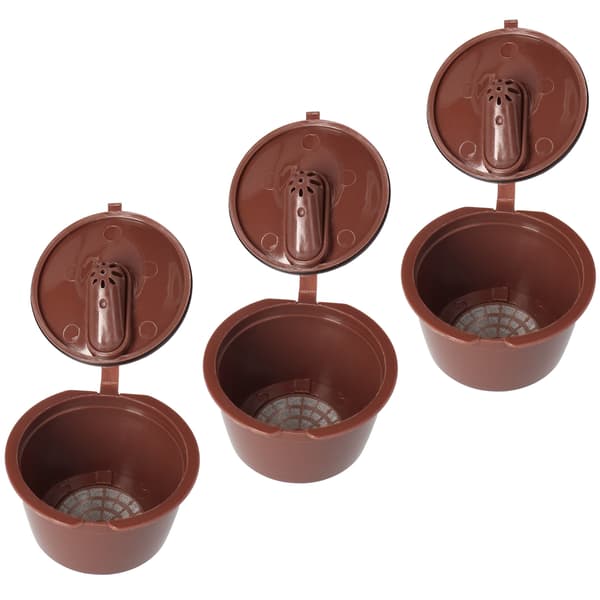 Refillable Capsule Coffee Filter Set Reusable Cafe Tool Fits Dolce Gusto Coffee Machine Coffee 51-100ml