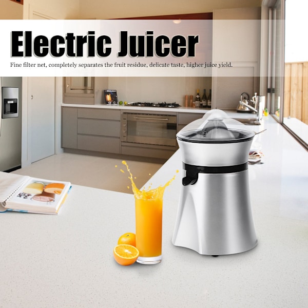 Elektrisk juicepress Citrus Apelsin Citronpress Extraktor Fruktjuicemaskin EU 220V