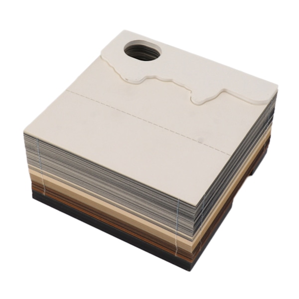 3D Memo Pad Paper Castle Design 3D Art Craft Notepad Anteckningsblock Heminredning med ljus