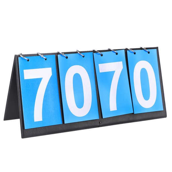 4‑Digit Scoreboard Sports Competition Score Keeper for Table Tennis Basketball Badminton Blue