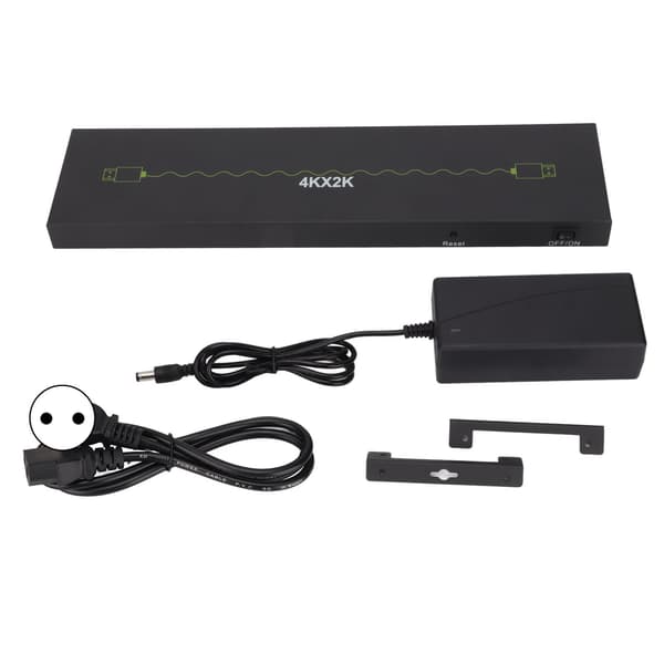 High Definition Multimedia Interface Splitter 4K 1 ind 10 ud Stabil Pålidelig Praktisk Computer Enhed 100V til 240V EU Stik