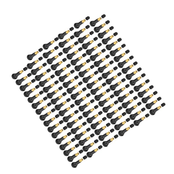 100 st Bil Motorcykel Universal Replacement Snap in däck Däckventilstam (TR413)