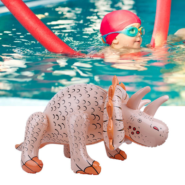 Simulerings-Dinosaur Model Barn Pool Party Oppustelig Dinosaur Legetøj Pedagogisk Legetøj #1