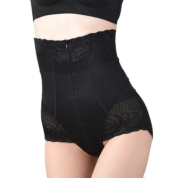 Dragkedja med hög midja efter förlossningen Andas Bodybuilding Shaping Byxor Body Shaper Butt Lifter Slimming PantyXL