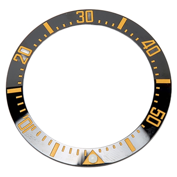 Watch Bezel Insert 40 mm Keramisk Watch Bezel Ring Reparationstillbehör för urmakare Black Base Gold Digit
