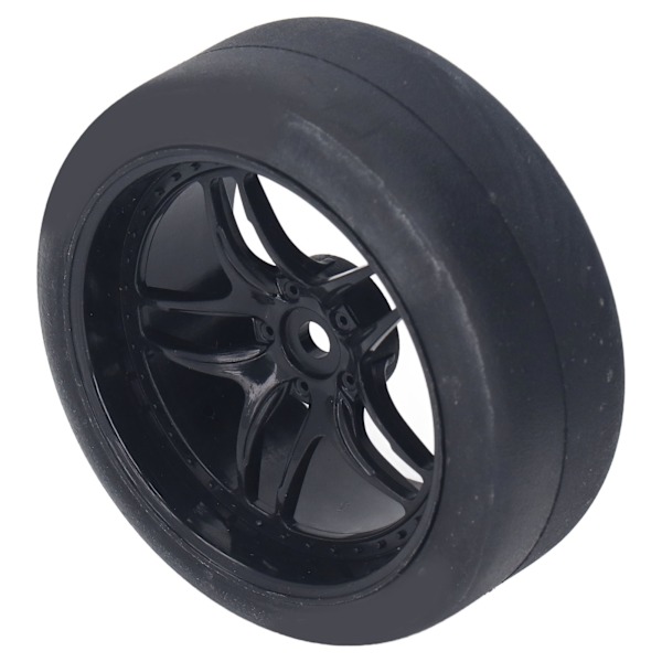 4st RC-däck Stark buffrande Slitstarka Stabil Slitstarka RC-hjuldäck Passar för TAMIYA TT01 TT02 XV01 94122 1/10 RC-bilar Svart