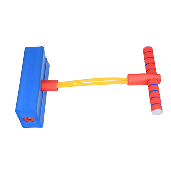 Foam Pogo Stick främja växande träningsbalans Lätt att greppa hoppleksak utomhus för Barn Blå