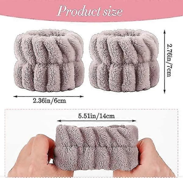 2-delt sæt med håndledsrem i mikrofiber til kvinder