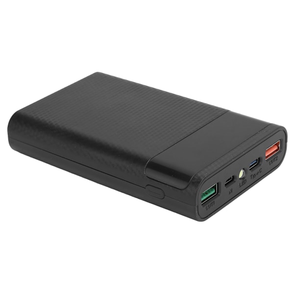4 st 18650 Batteri Strömförsörjningslåda Bärbar Batterilagringsväska Hållare för Snabbladdning