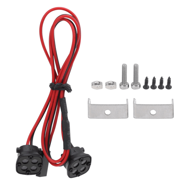 8 LED-taklys Universal Holdbar RC Bil Takspotlight for Modellbil Klatring RC Bil Svart