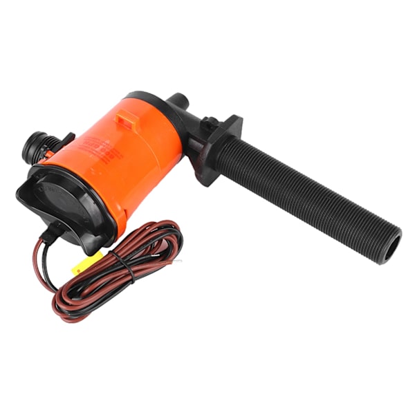 12V 800GPH Levende Agns Tank Lufter Drænbar Patron Bådlüftepumpe Bådudstyr SFBPI-G800-05