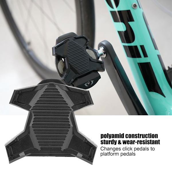 1 par landsvägscykelpedal Clipless Pedal Platform Adapter Convert (KEO)