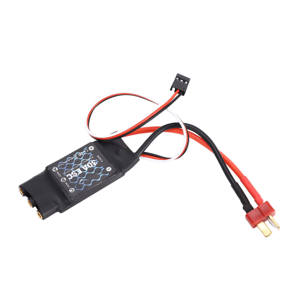 Børsteløs ESC 30A T-kontakt RC Børsteløs ESC for RC Fastvingede Fly Små Quadrotor