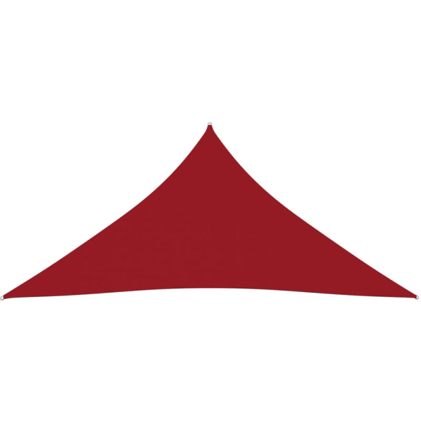 Parasoll Segel Triangulär Oxfordduk 4x4x4 m Röd