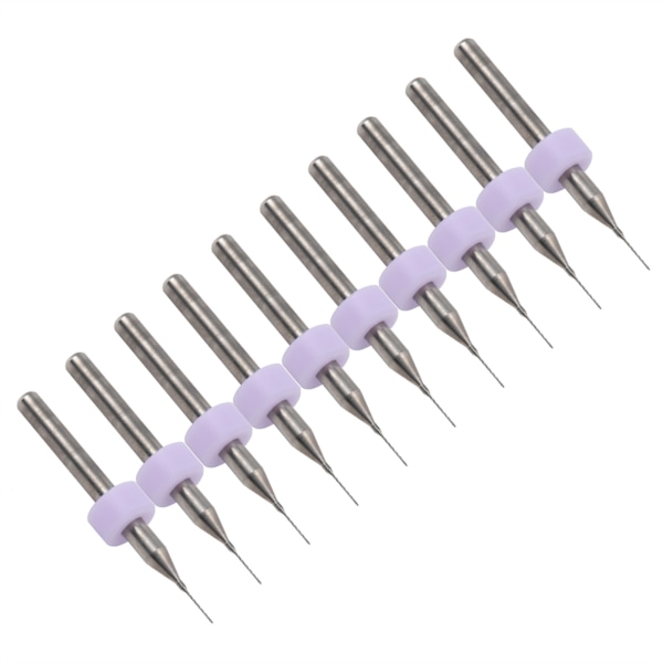 10 st 0,3 mm Rengöringsnålsmunstycke Borrbits Rengöring Tungsten Carbide 3D-skrivare tillbehör