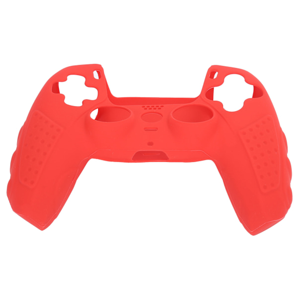 Matvarekvalitet Sklisikker Silikon Spillkonsollbeskyttelse Gamepad Håndtak Grep for PS5 Joystick (Rød)