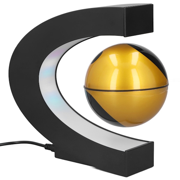 Magneettinen leijunta-koriste Yin ja Yang C-muotoinen kelluva koriste 100‑240V US-pistokkeella