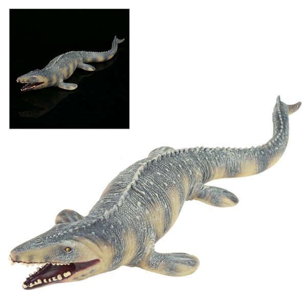 45CM Realistisk Mosasaurus Dinosaurie Djurmodell Figur Barnleksaker Julklapp
