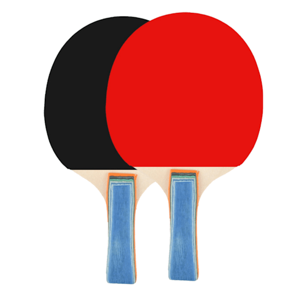 2st Bordtennisracket med 3 Pong Ball Bord Pong Ball Paddle Set för Gym Sporting