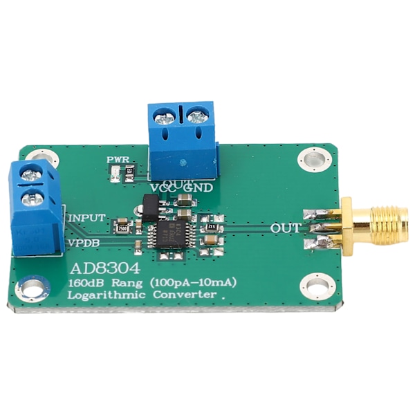 RF-logaritminen detektori Logaritminen vahvistin Kertoimen detektorimoduuli 160dB 100pA-10mA 1,6mm PCB