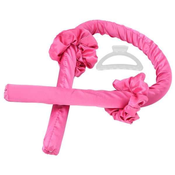 Curling Foam Hårrulle Varmefri Hårruller Pandebånd DIY Sove Hår Curling Tool Rose Red
