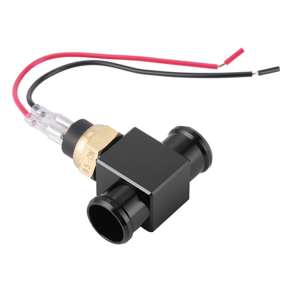 Termostat Vandtemperaturbryder Køler Blæser Temp Sensor til Motorcykel ATV Offroad (sort)