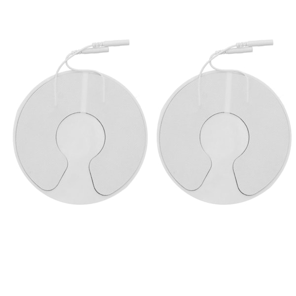 2 stk Bryst-elektroder til elektrisk TENS Massager Fysioterapi Maskine 11cm / 4.3in