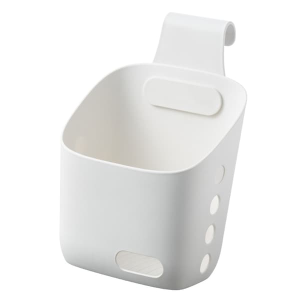 Small Plastic Hanging Basket Kitchen Bathroom Storage Basket Kitchen Bedroom White Large Size 55210