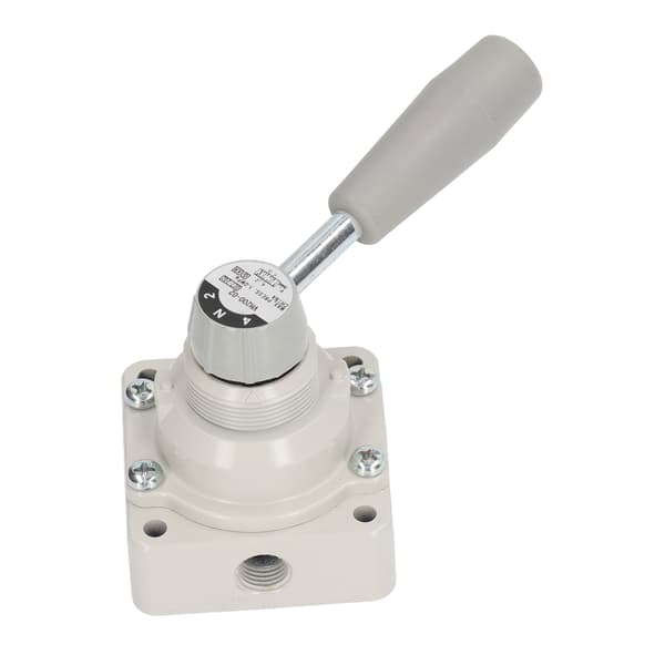 Manual Rotary Valve with Handle 3-Position 4-Way Reversing Bidirectional Flow Control Valve