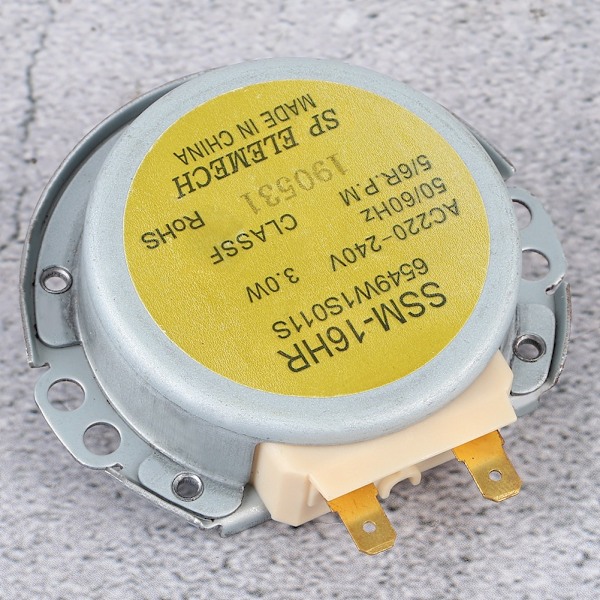 Passar för LG 6549W1S011S Mikrovågs skivspelare SSM‑16HR Mikrovågsugn Synkronmotor AC 220‑240V